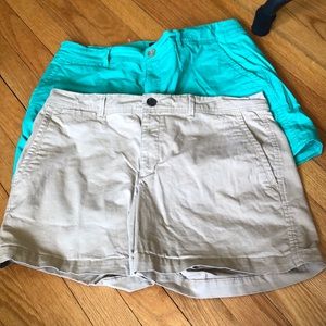 2 Banana Republic summer shorts